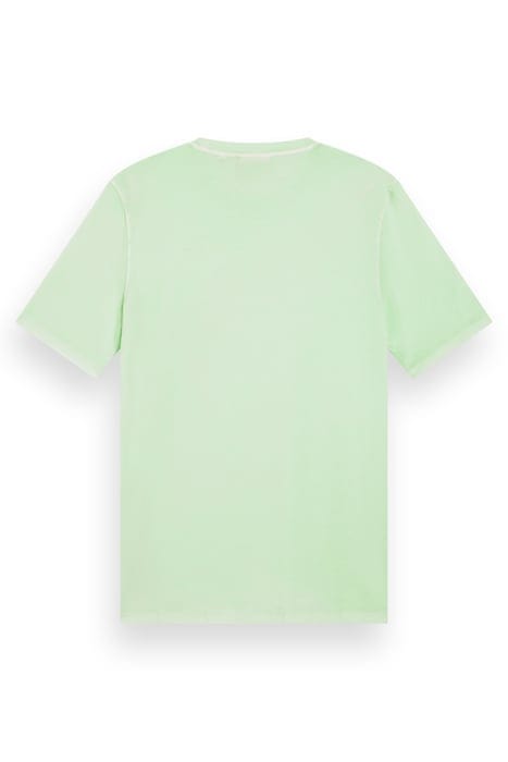 GARMENT DYE LOGO CREW T-SHIRT SEAFOAM 2