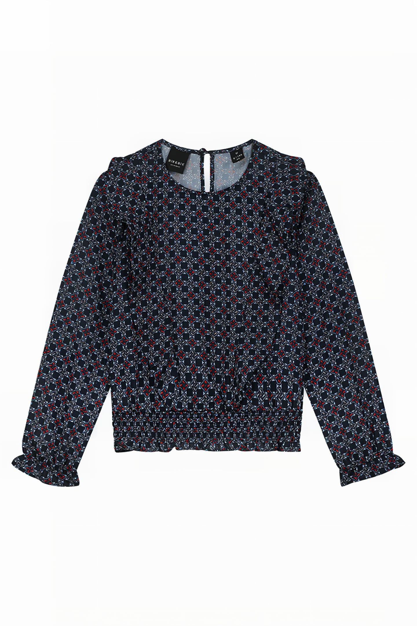 IRENE BLOUSE ROYAL BLUE 1