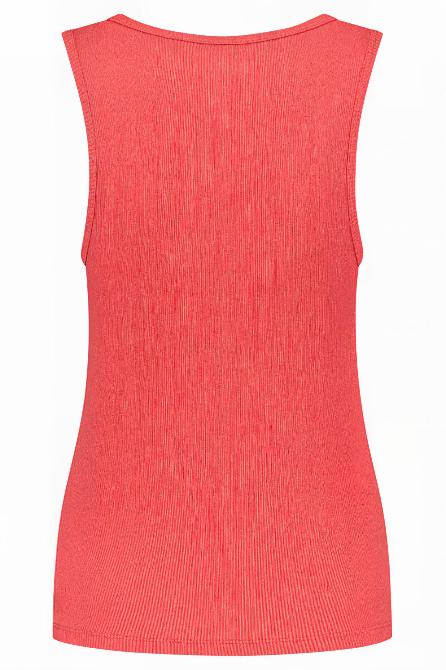 RIB SINGLET SHOCKING RED 2