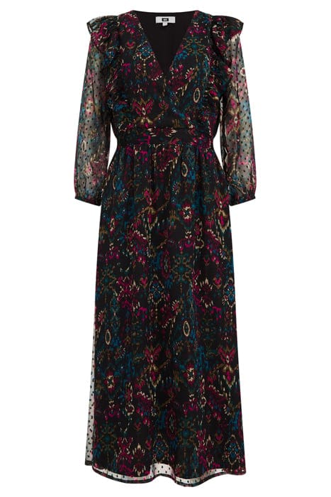 DRESS MID LENGTH BLACK 3