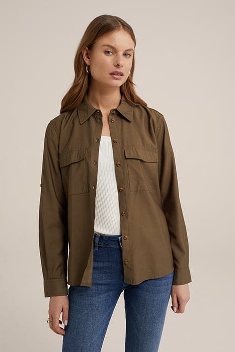 BLOUSE ARMY GREEN 1