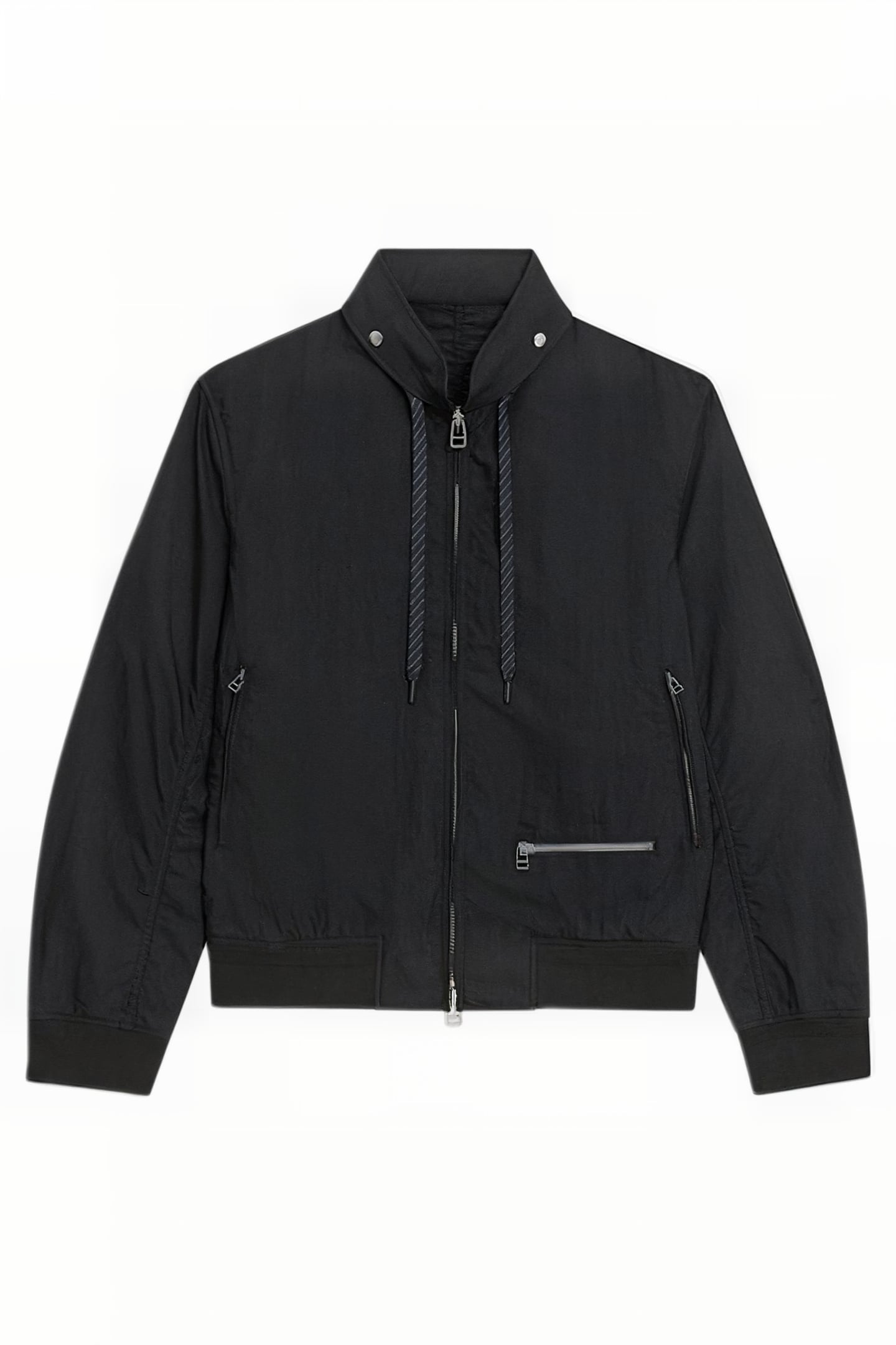 BLOUSON ZIP-UP JACKET BLACK 2