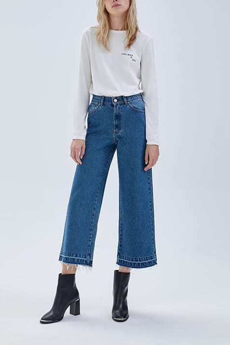 WHITE T-SHIRT WITH EMBROIDERED SLOGAN OFF-WHITE 2