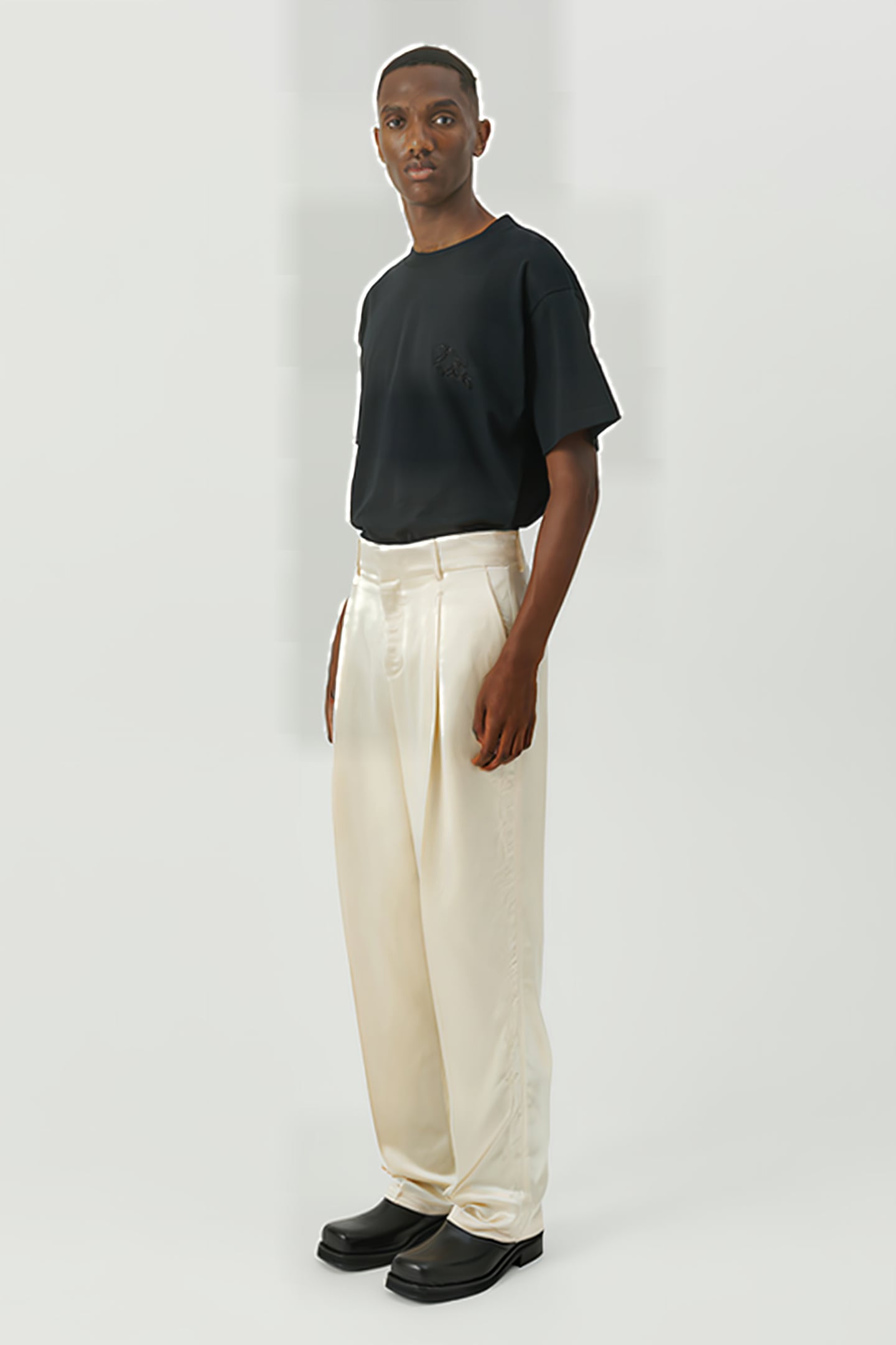 ULA EMBROIDED PANTS OFF WHITE 3