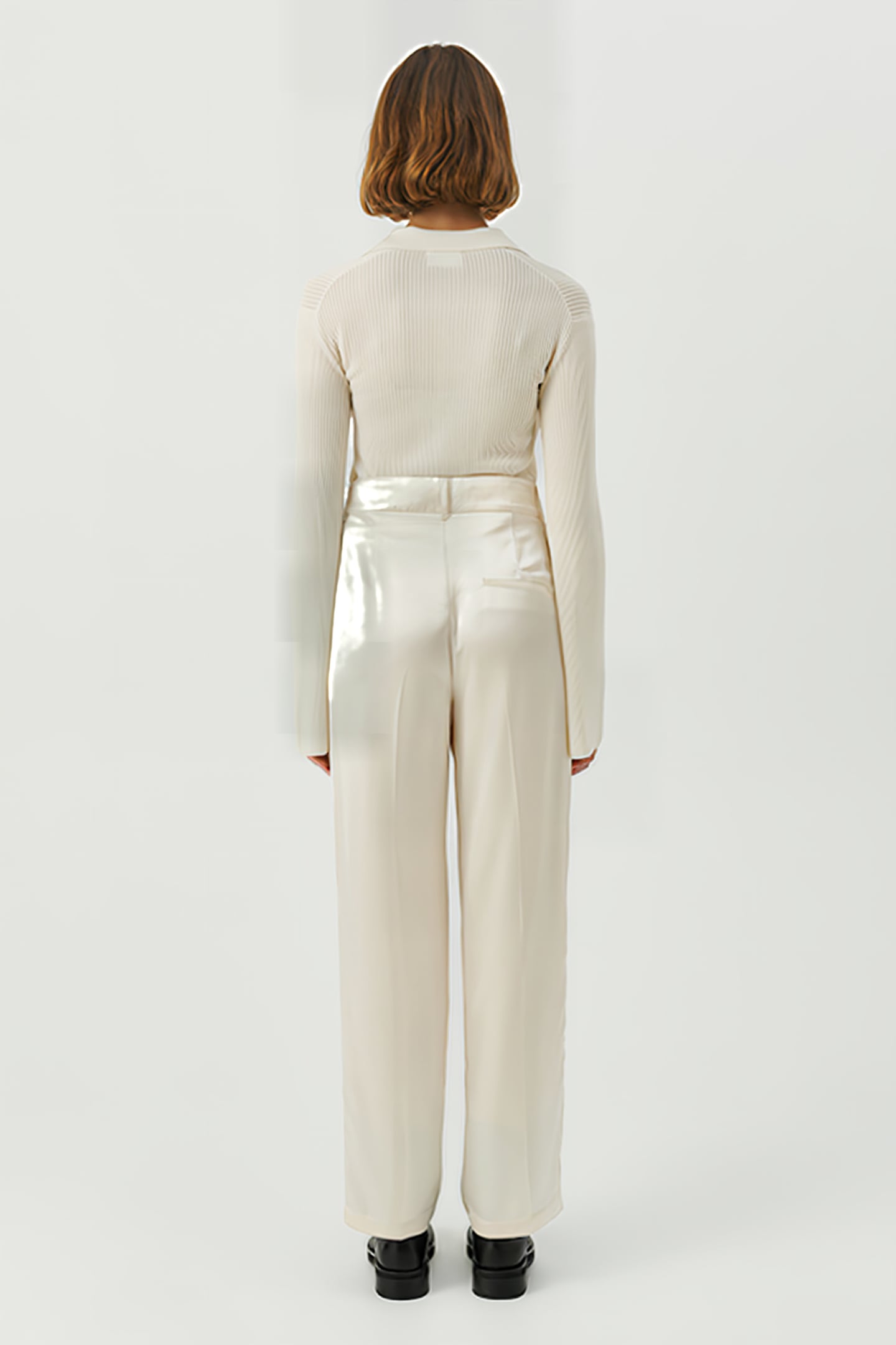ULA EMBROIDED PANTS OFF WHITE 6
