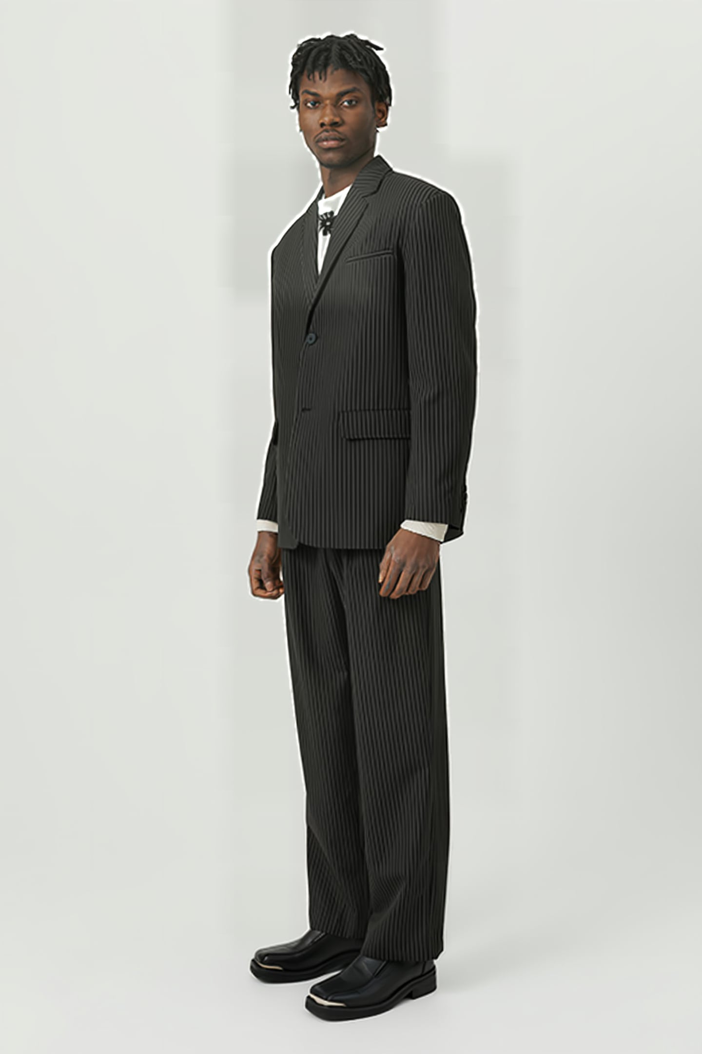 JUDE BLAZER BLACK PINSTRIPE 3