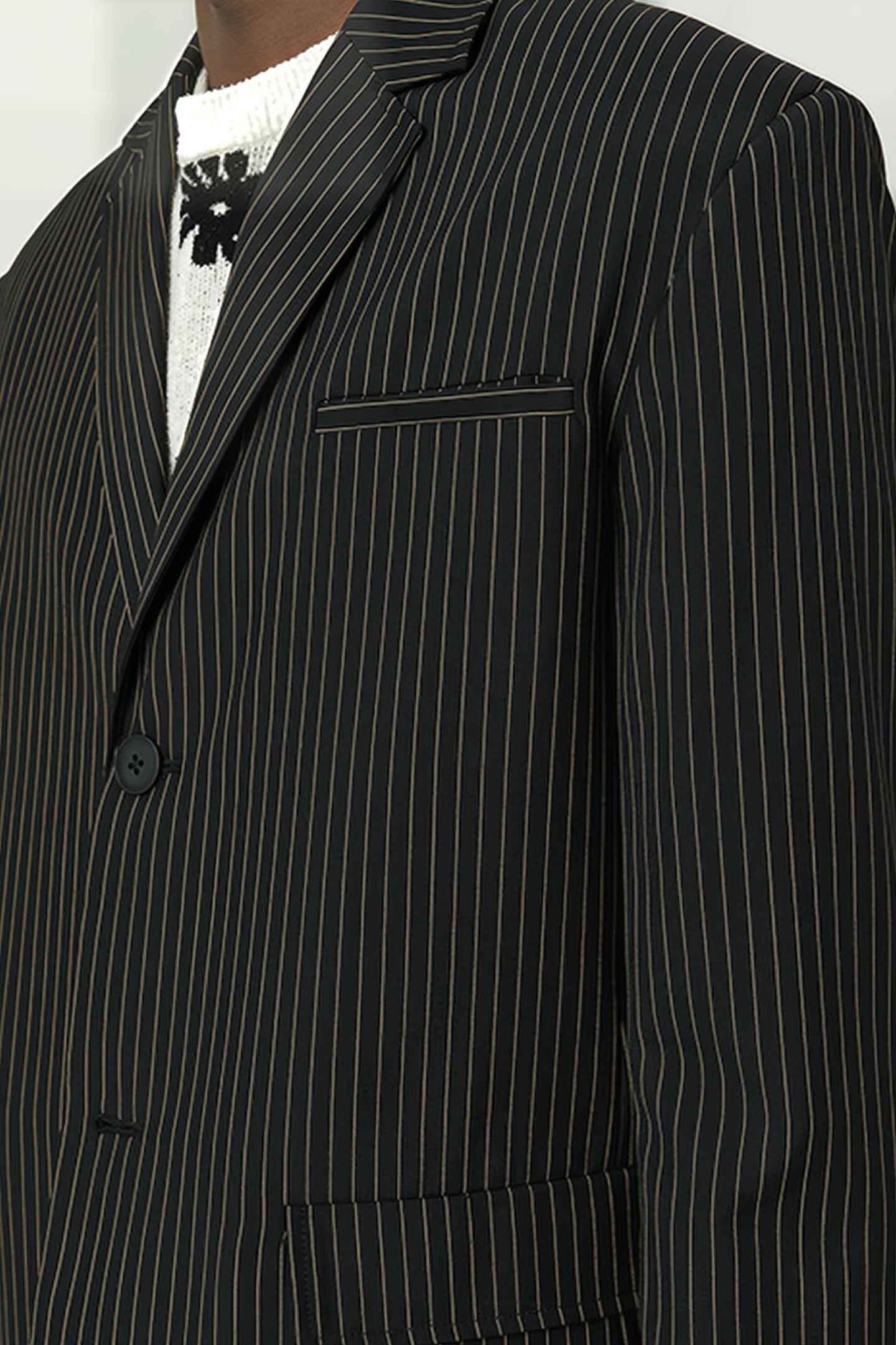 JUDE BLAZER BLACK PINSTRIPE 5