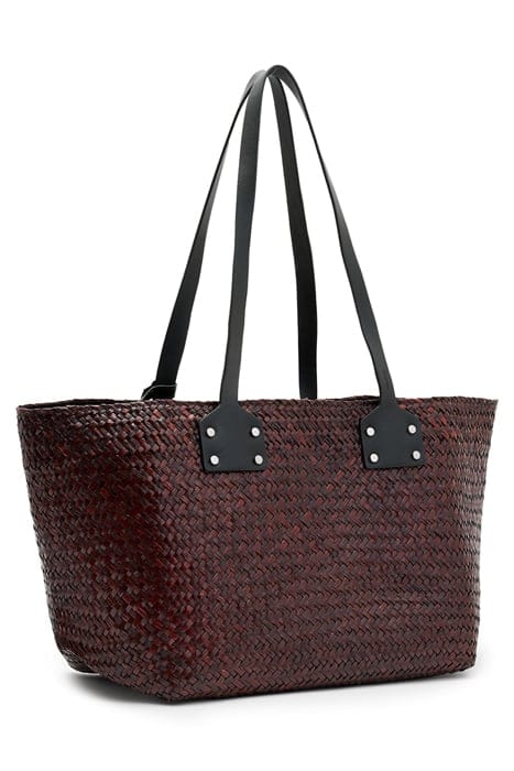 MOSLEY STRAW TOTE PEAT BROWN 4