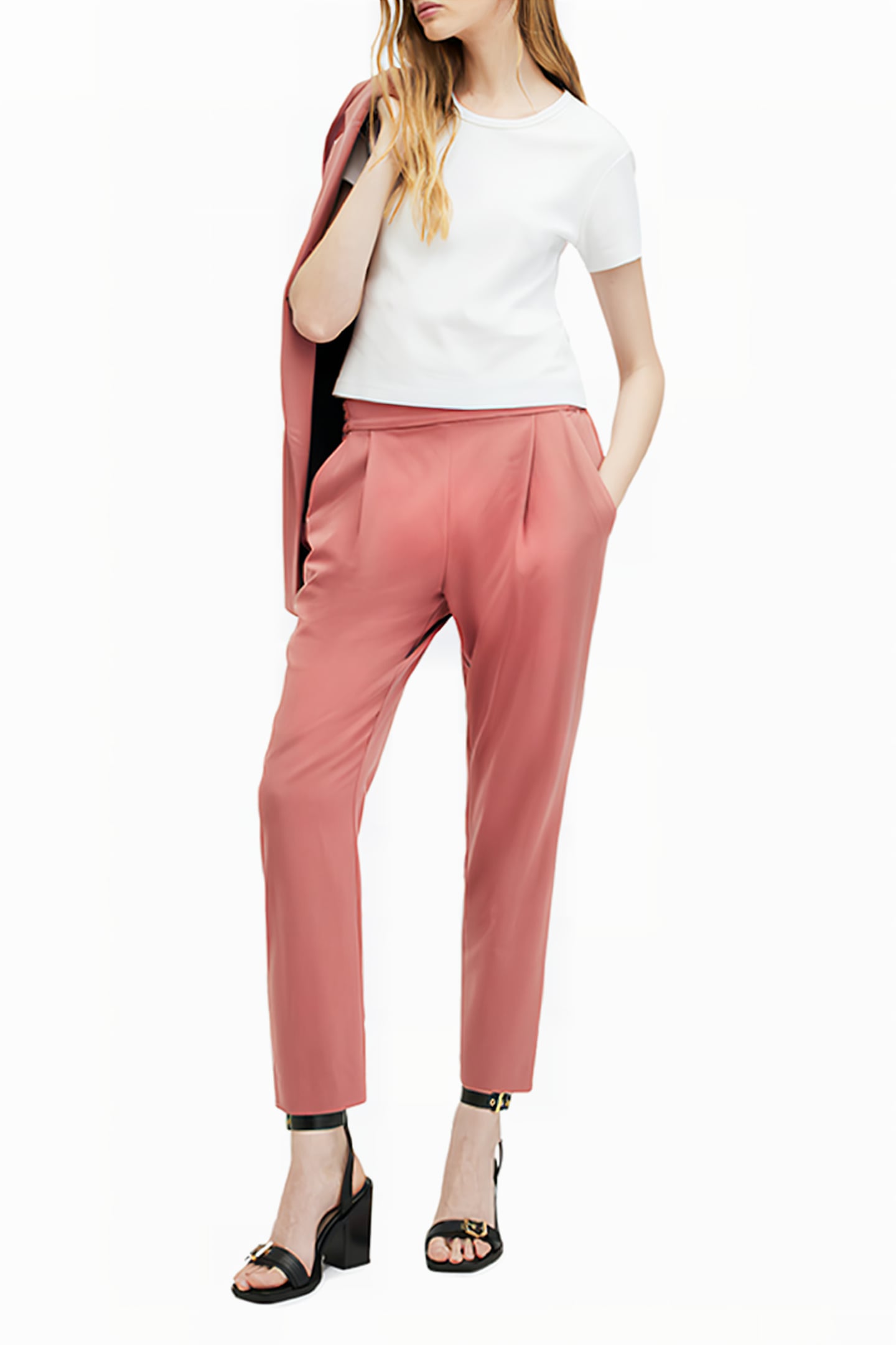 ALEIDA TRI TROUSER RICH PINK 4