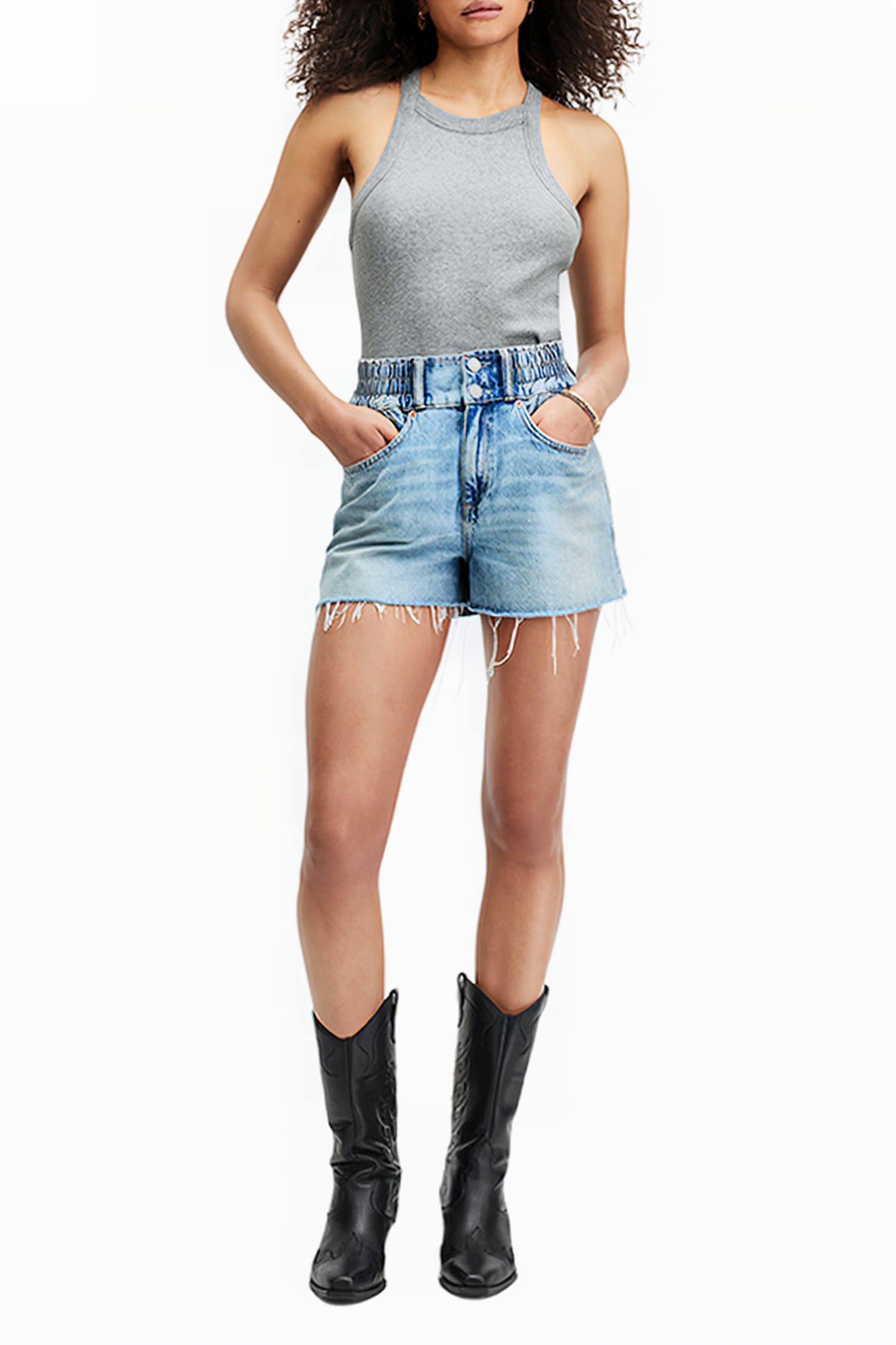 SOFIA TANK GREY MARL 3