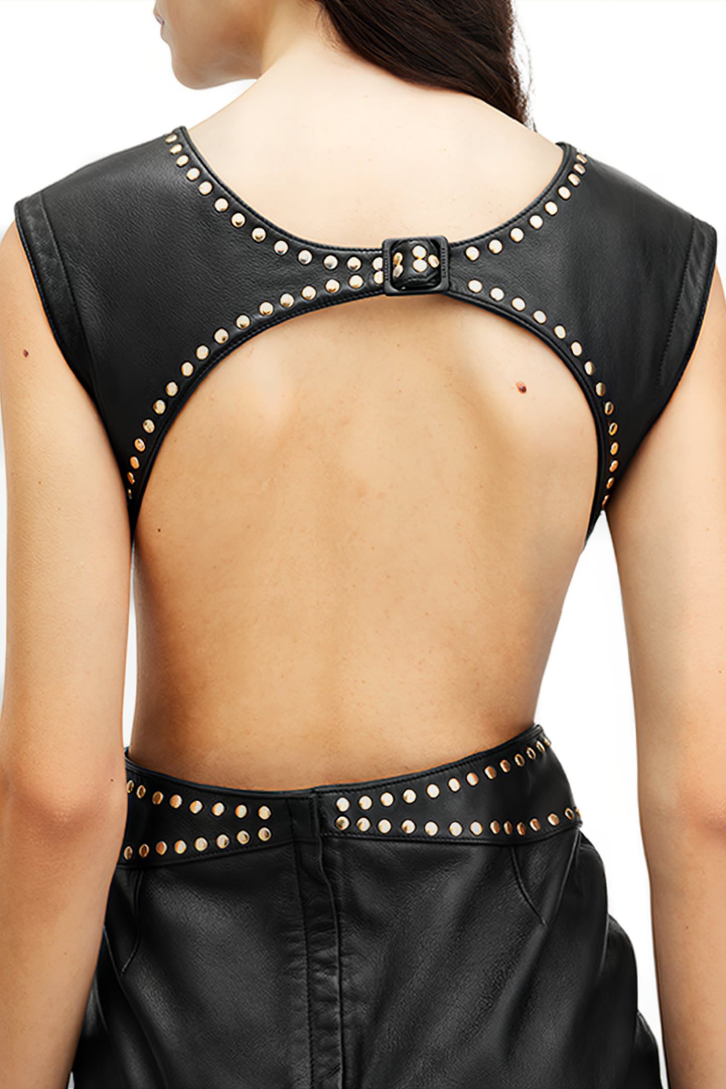 SYLA LEA STUD DRESS BLACK 6