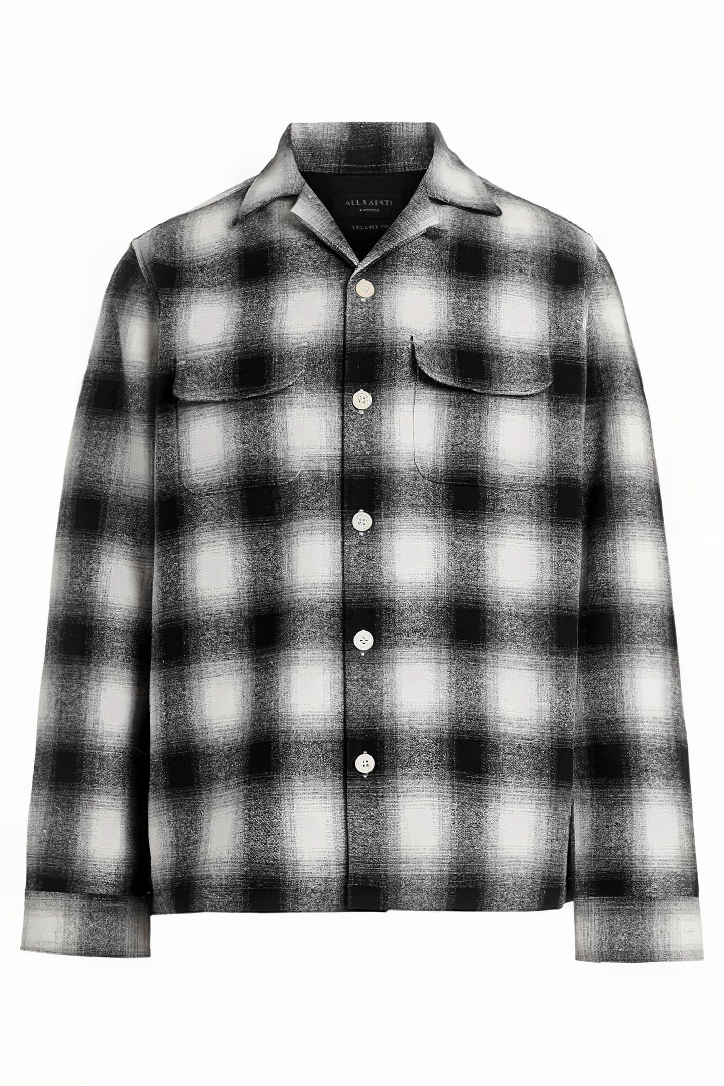 FORTUNADO LS SHIRT OATMEAL WHT/JT BLK 4