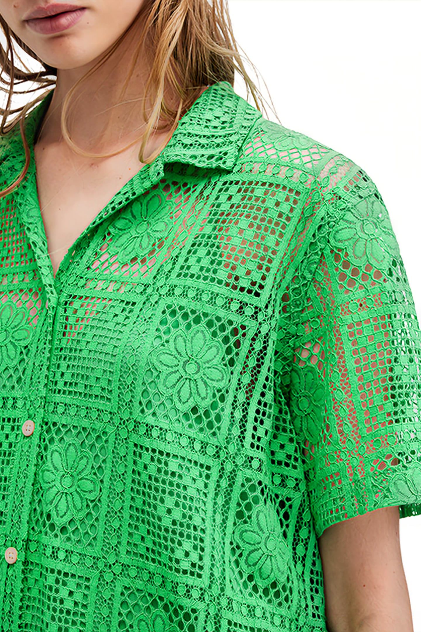 ATHEA CROCHET DRESS SPECTRA GREEN 7