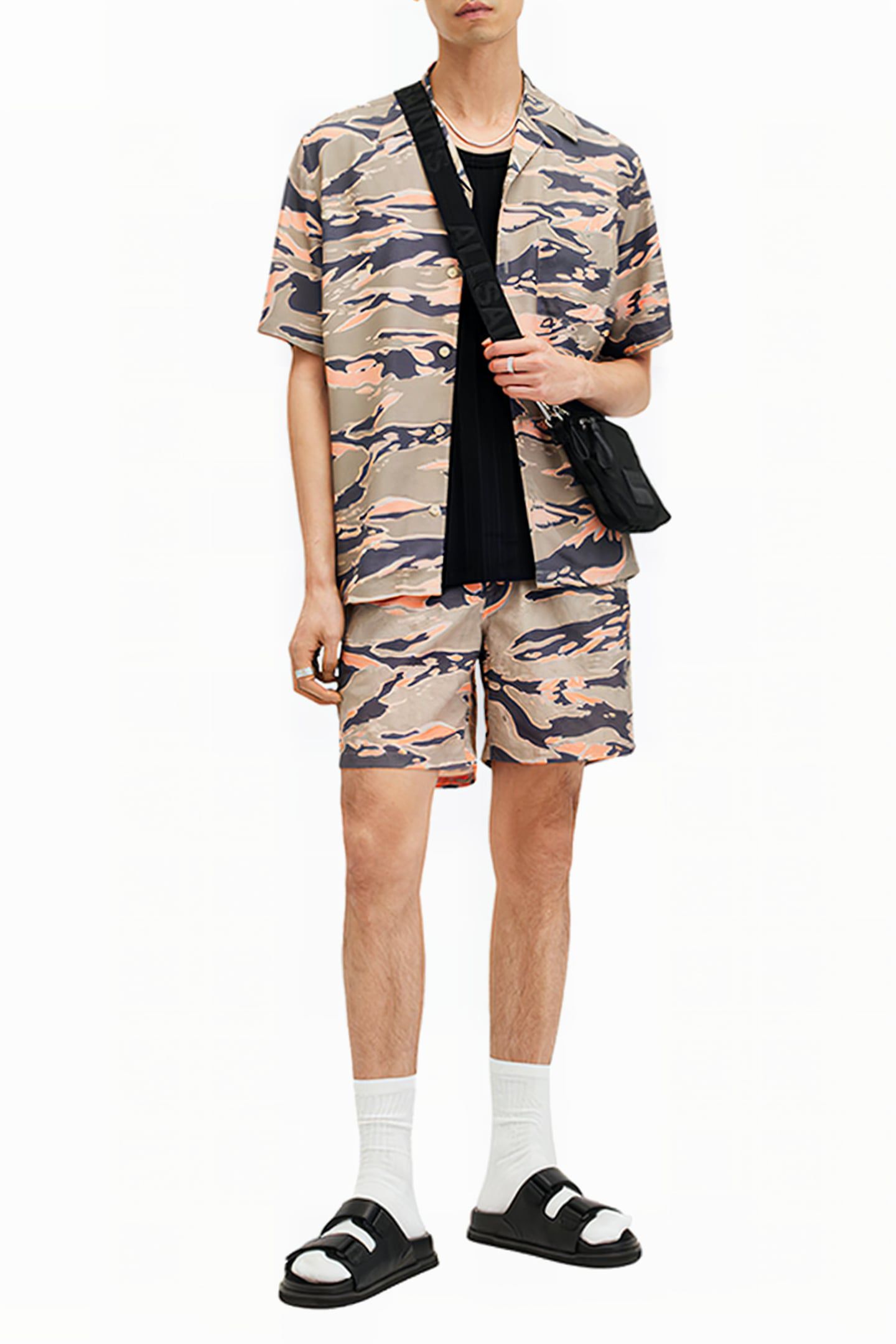 SOLAR CAMO SWIMSHORT WASHED BLACK 7