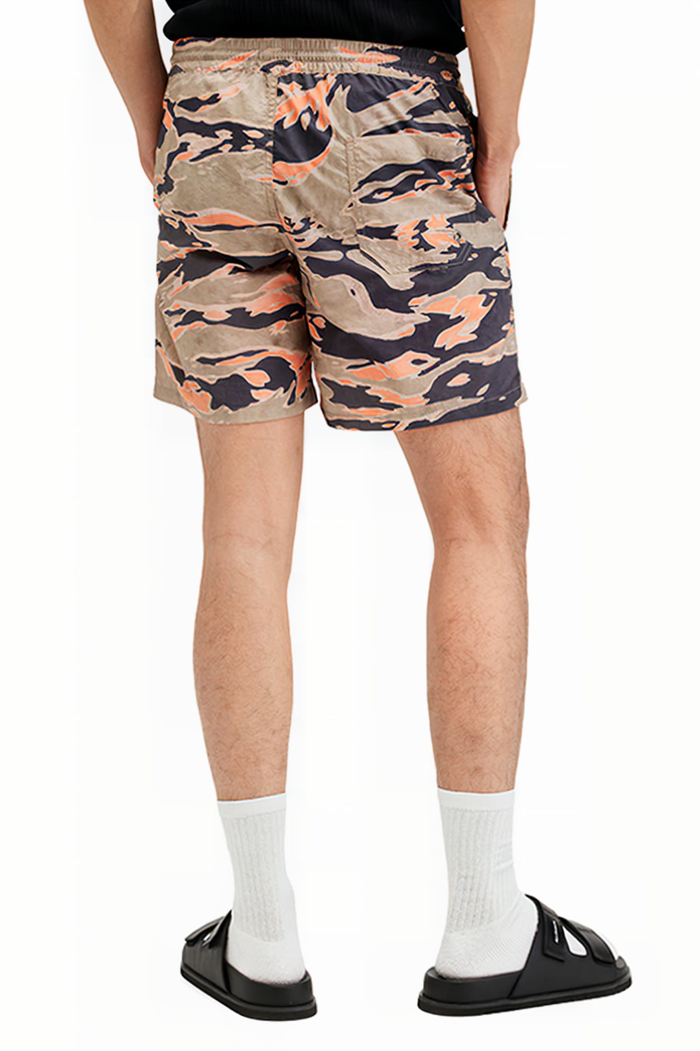 SOLAR CAMO SWIMSHORT WASHED BLACK 2