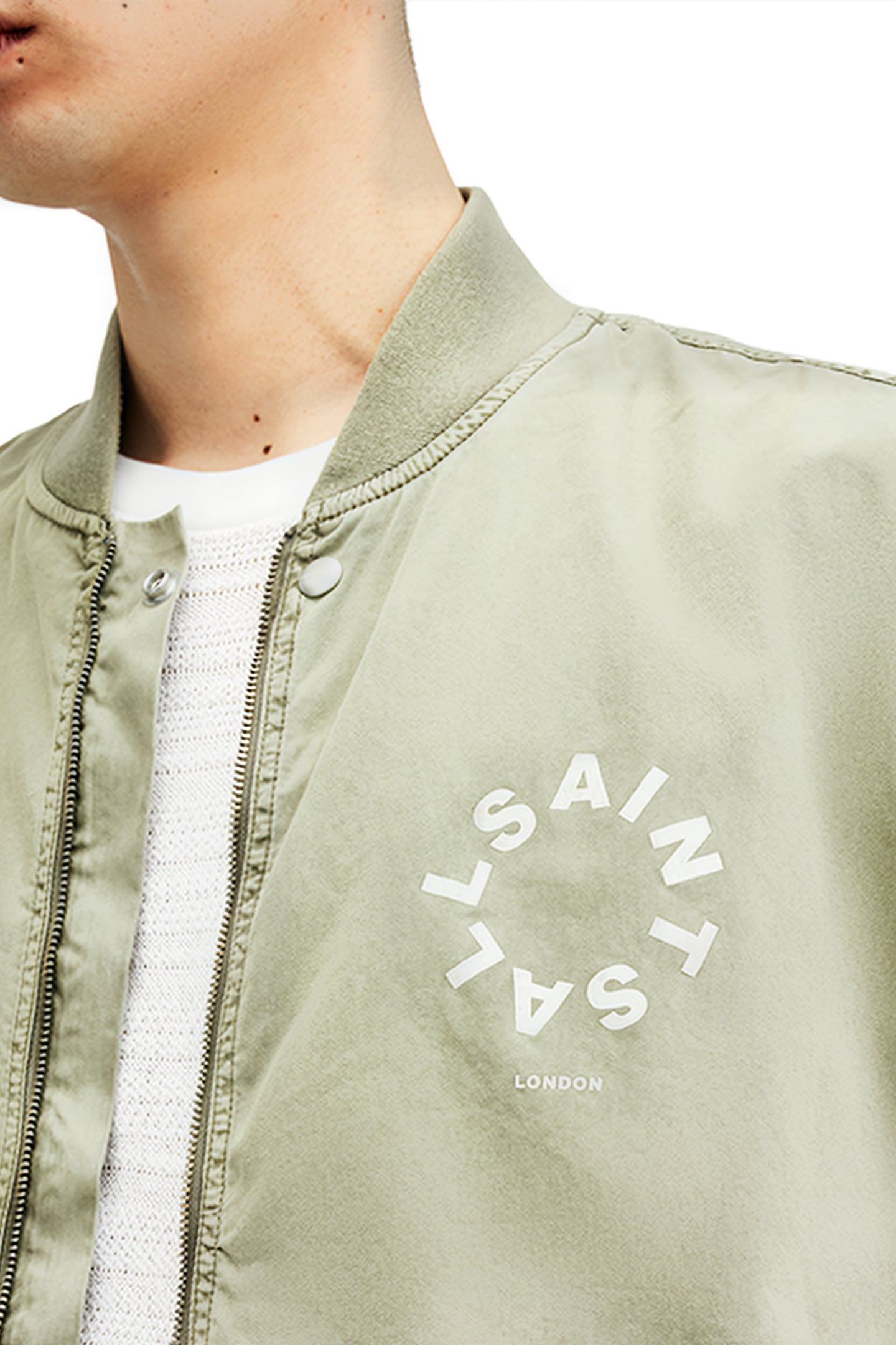 TIERRA FADED BOMBER HERB GREEN 8
