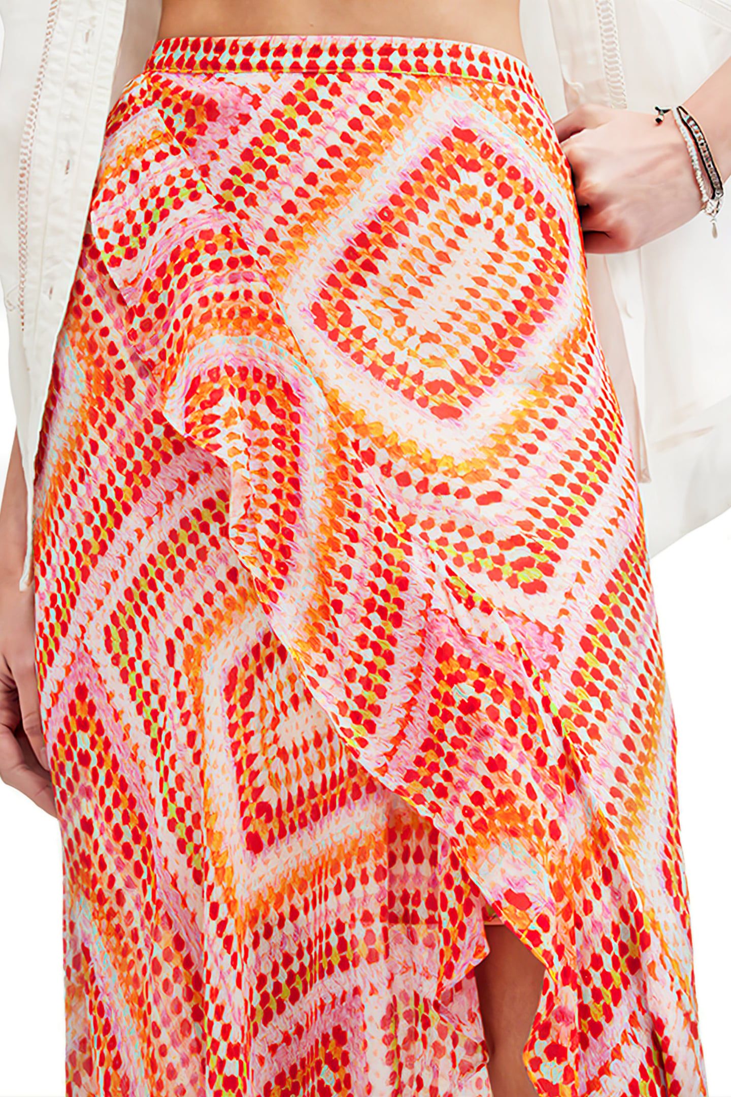 SARA LUISA SKIRT BLOOD ORANGE 7
