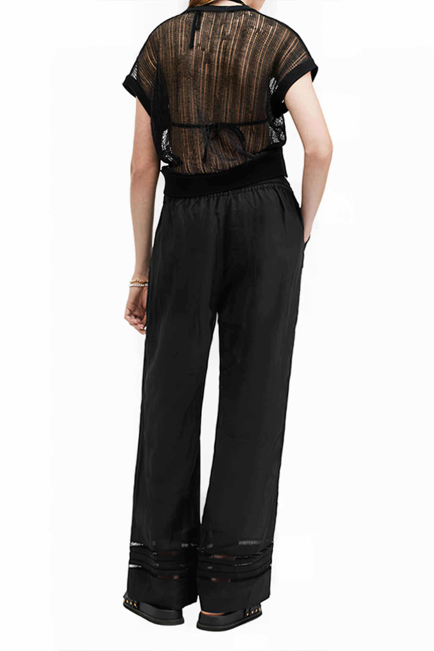 JADE LINEN TROUSER BLACK 3