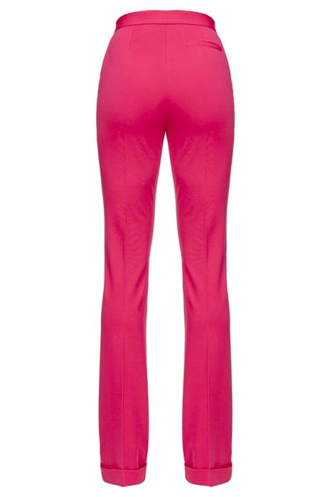 PRAGMATICO PANTALONE PUNTO STOFFA SCUBA RASPBERRY RED 5