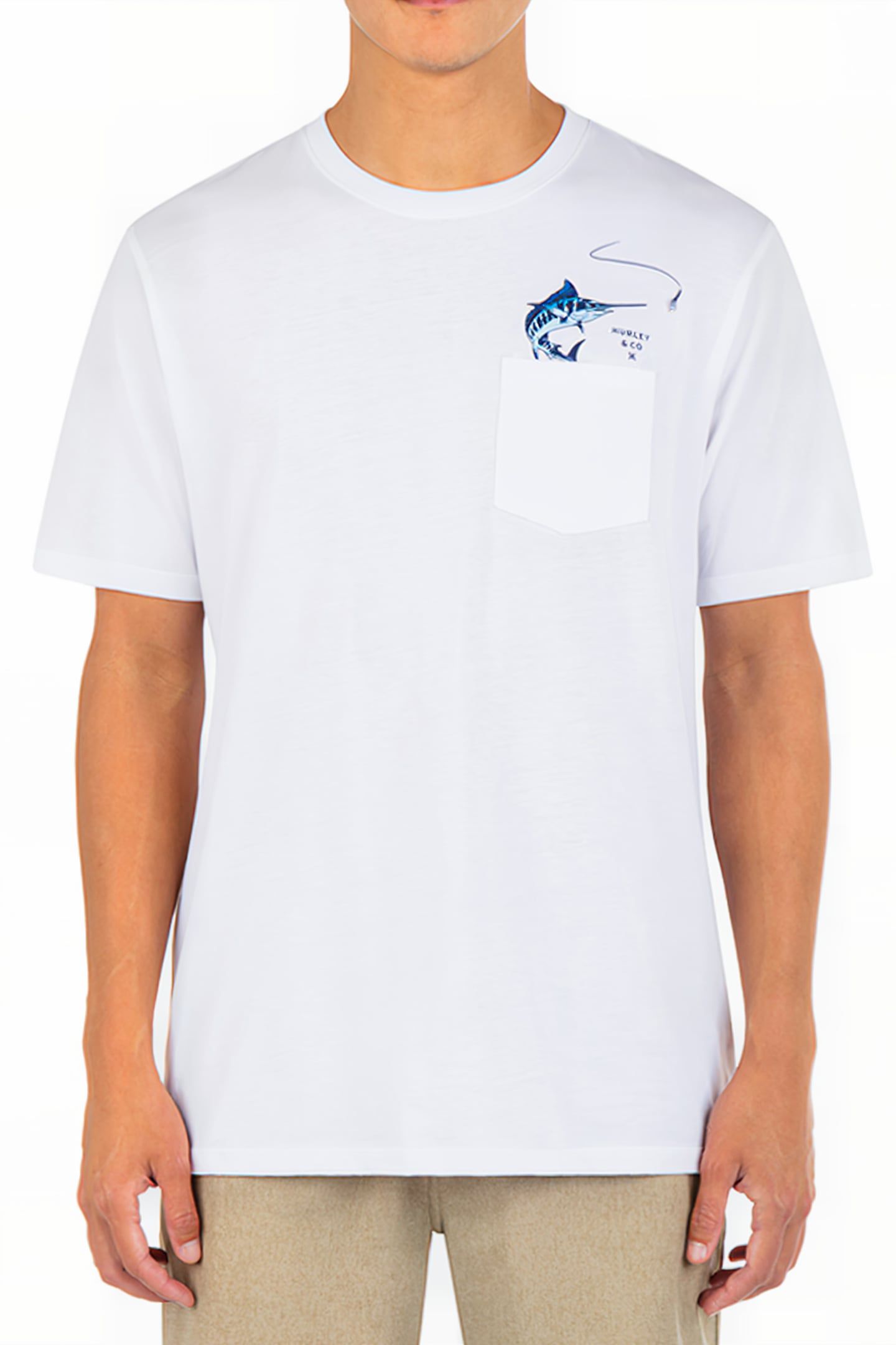 EVD TROLLING PKT SHORT SLEEVE WHITE 1