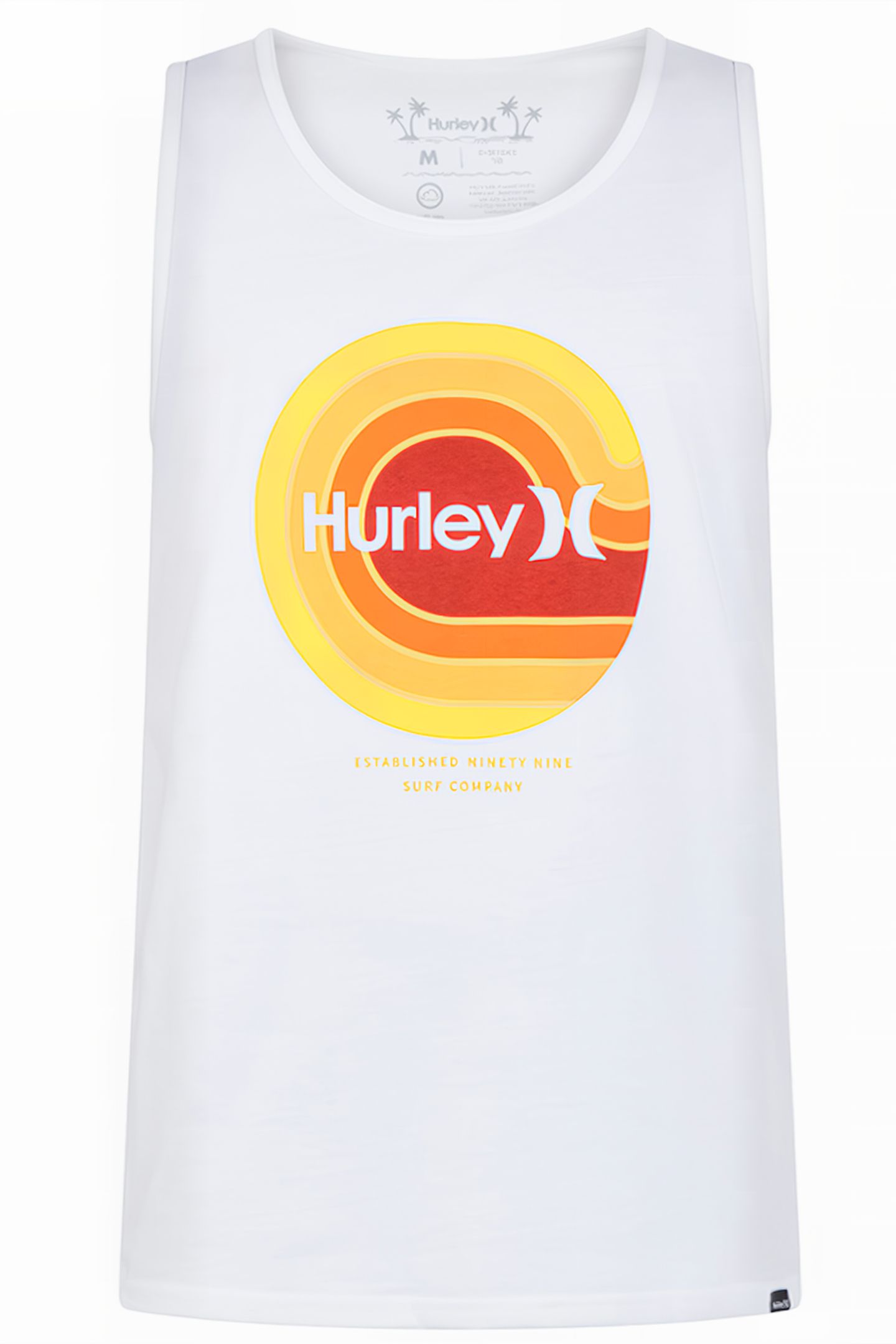 EVD BARRELED TANK WHITE 3
