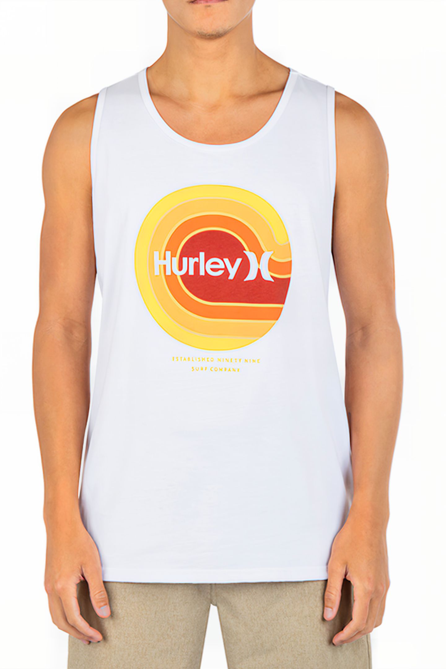 EVD BARRELED TANK WHITE 1