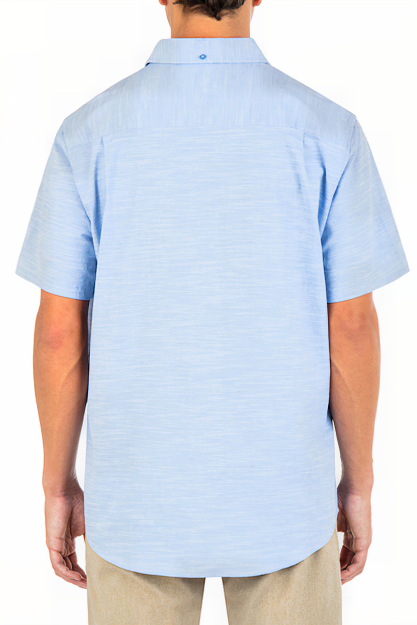 O&O STRETCH SHORT SLEEVE BLUE OXFORD 2 2