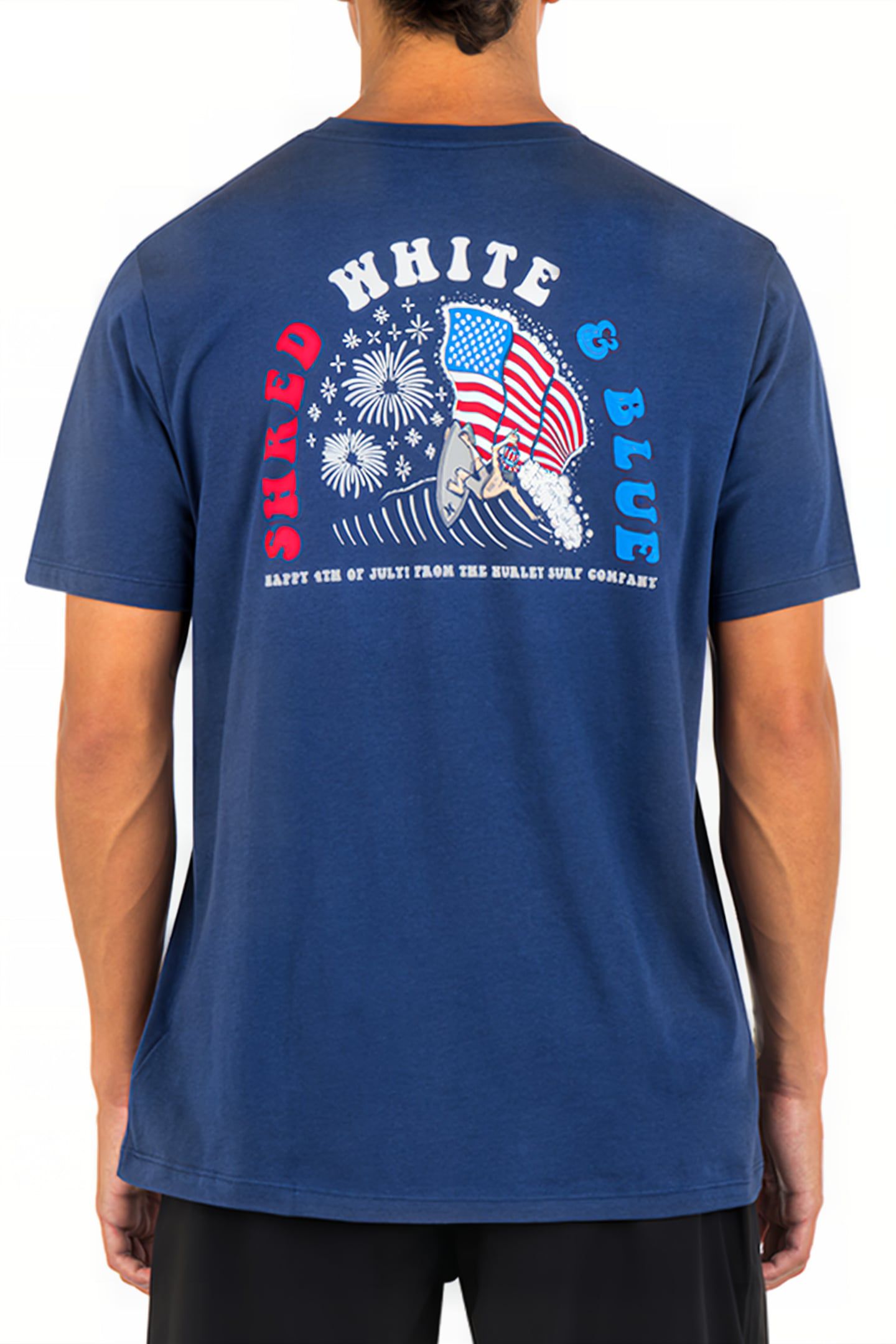 EVD SHRED WHITE AND BLUE SHORT SLEEVE ABYSS 2