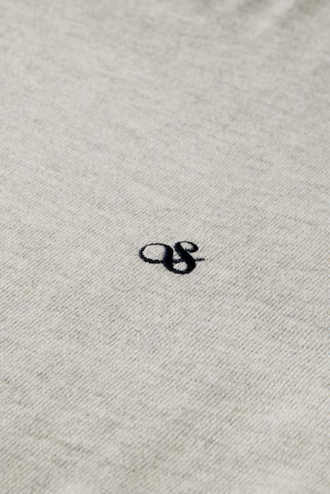ESSENTIALS - CLASSIC CREWNECK BONE WHITE MELANGE 3