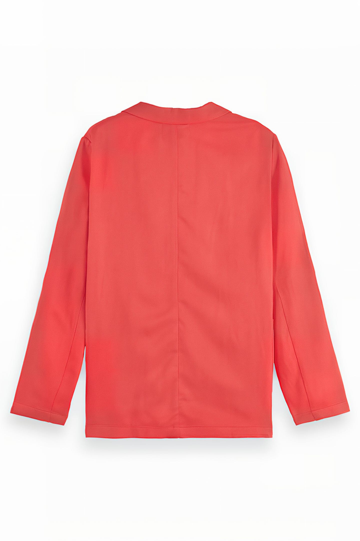BOXY UNLINED SINGLE BREASTED BLAZER FIERY ROSE 2