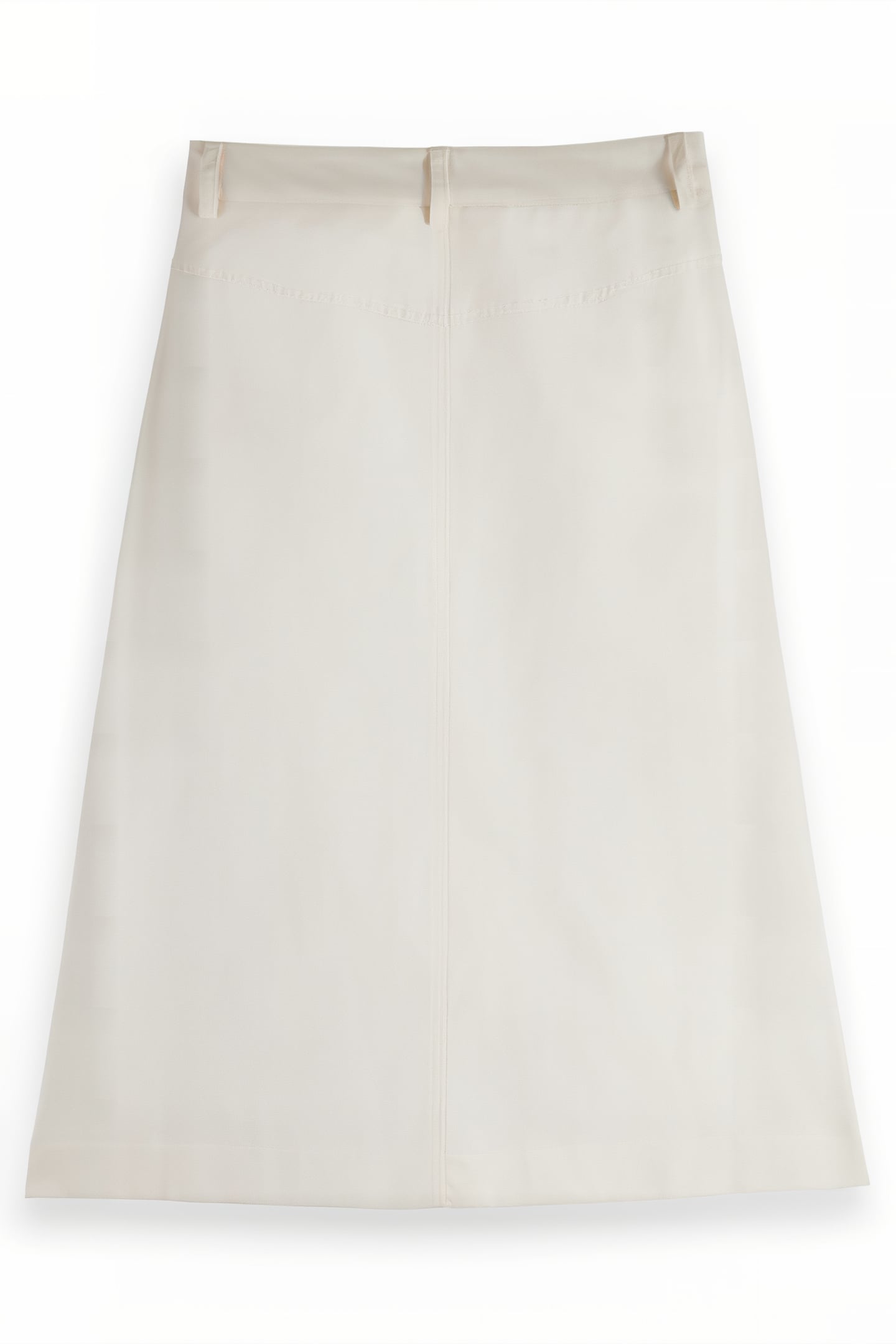 WRAP FRONT MIDI SKIRT SOFT ICE 2