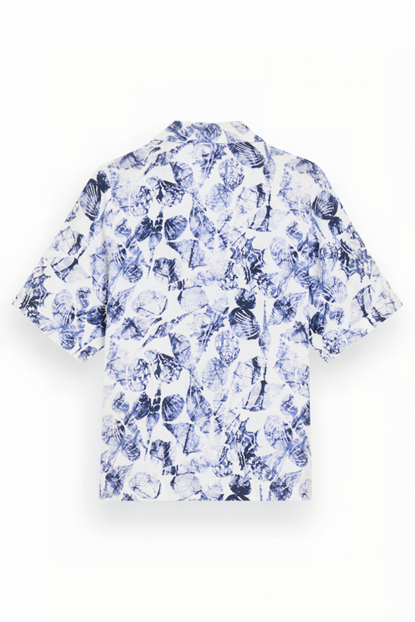 CAMP SHIRT IN LINEN SHELL BATIK BLUE 5