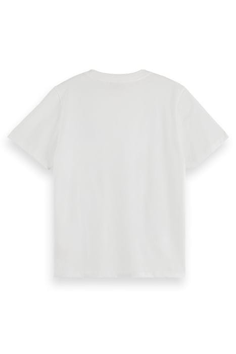 REGULAR FIT LEFT CHEST ARTWORK T-SHIRT WHITE 5