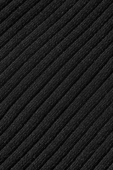 TIE BACK KNITTED TANK EVENING BLACK 8