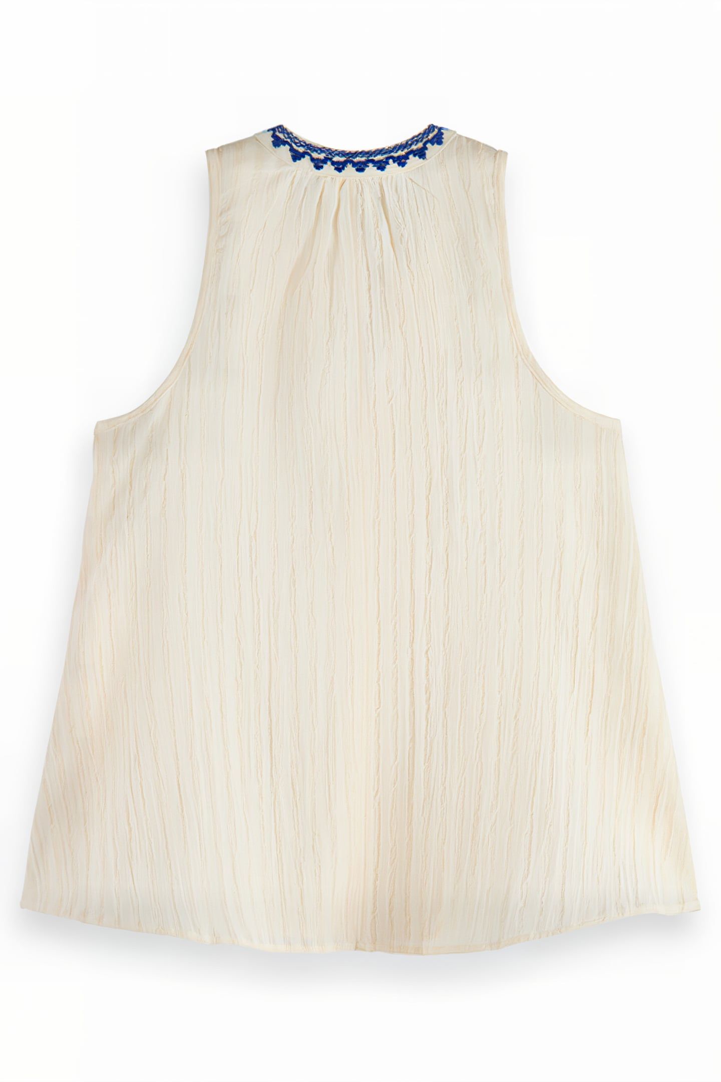 TANK TOP WITH TAPE DETAIL WHITE 2