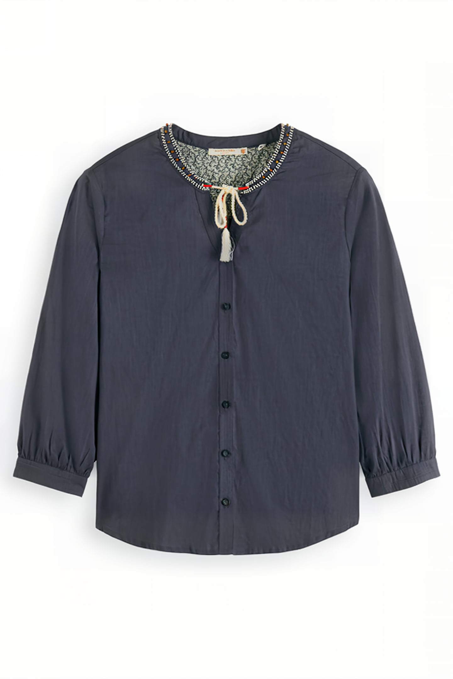 TOP WITH BEADED COLLAR ANTRA 1