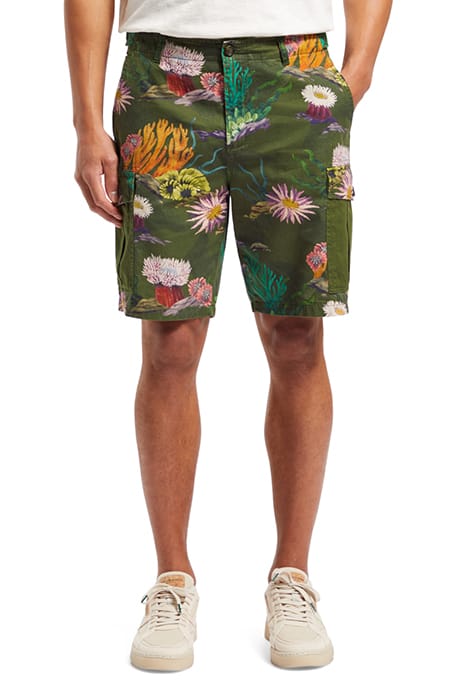SEASONAL - RELAXED PRINTED TWI CAMO CORAL AOP 1