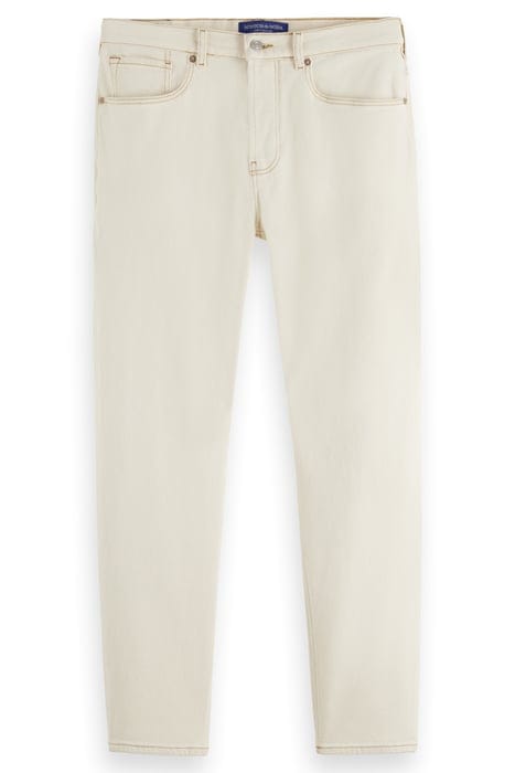 THE DROP REGULAR TAPER JEANS WHITEWASH 4
