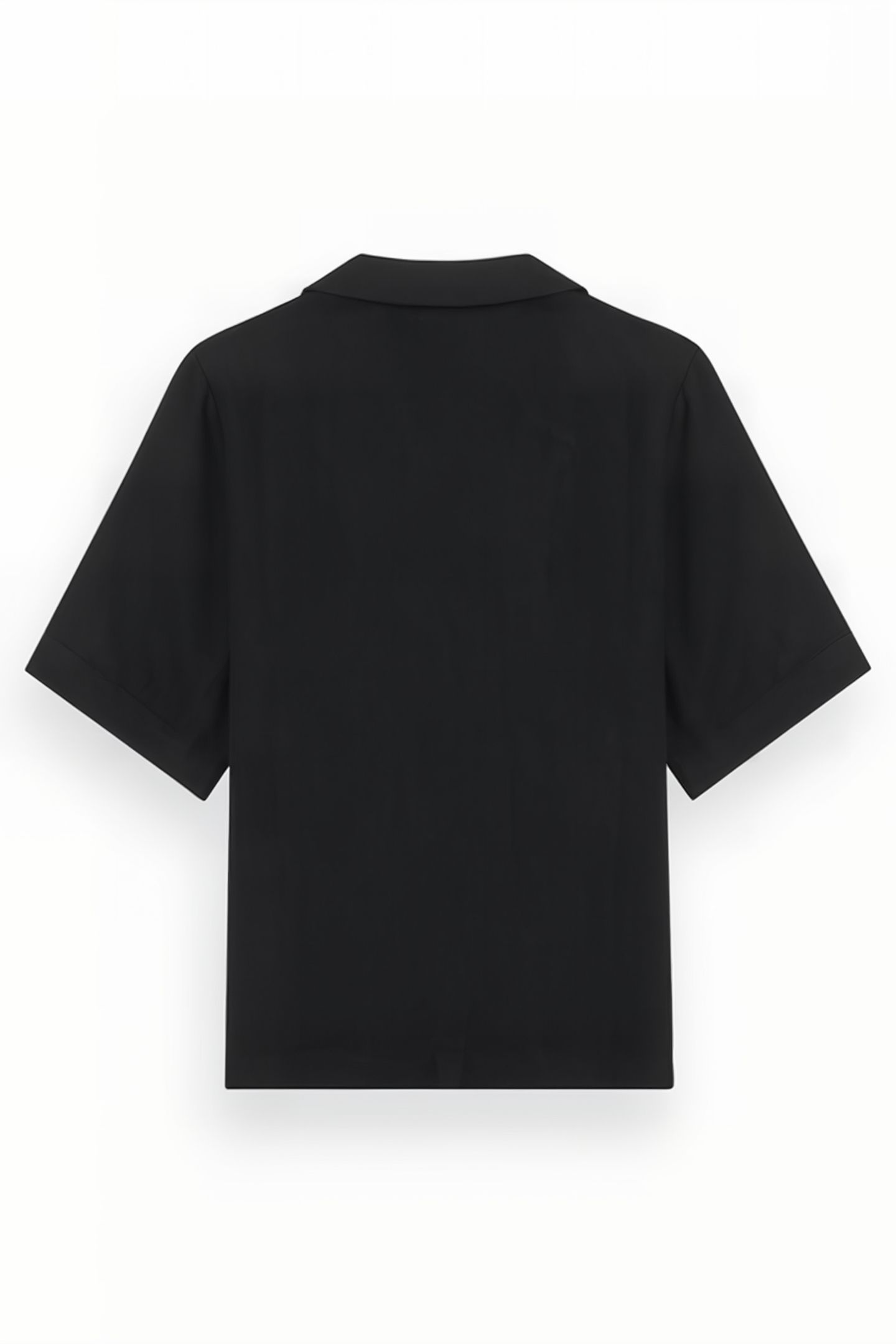 CAMP SHIRT IN LINEN BLACK 2