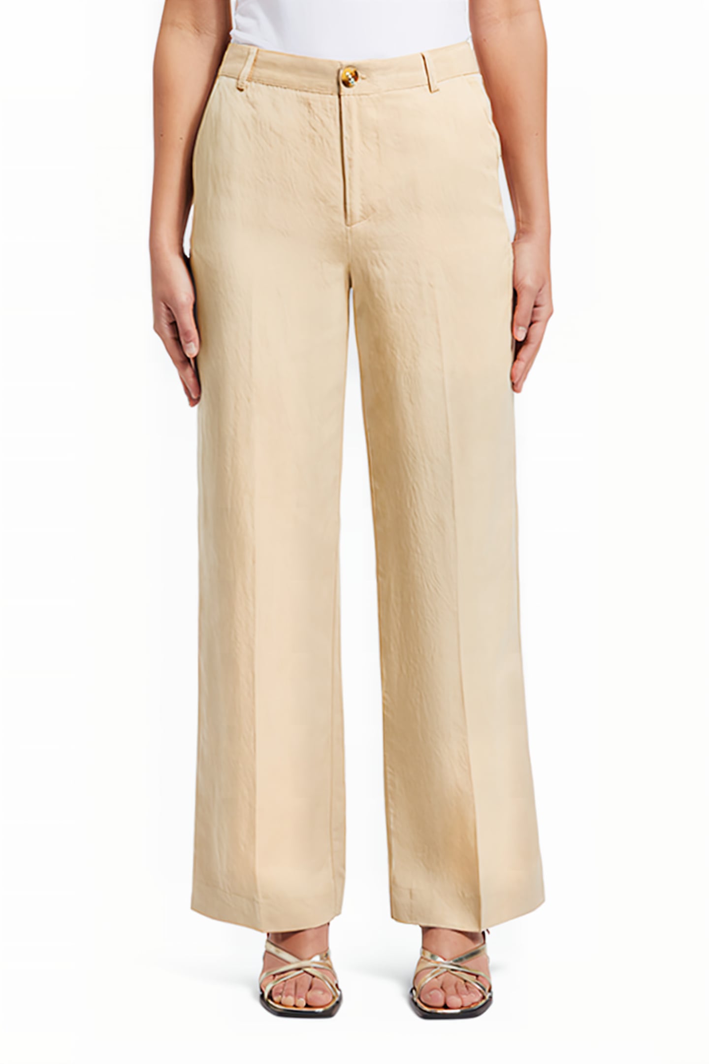 EDIE - HIGH RISE WIDE LEG TROUSERS MOCCA 1