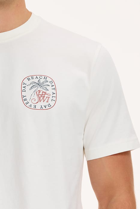 BEACH DAY T-SHIRT JET STREAM WHITE 7