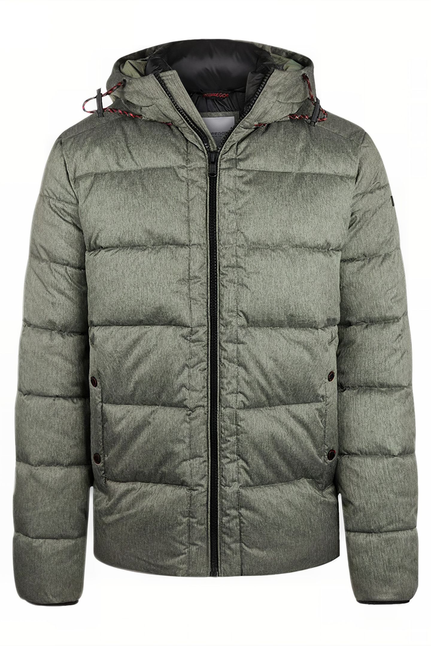 HOODED BOMBER PINE GREEN 1