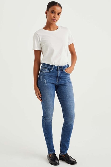 5-POCKET HIGH WAIST DARK BLUE 3