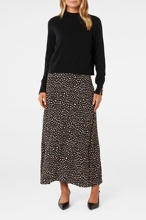 PENNY WOVEN MIX KNIT DRESS VERMONT SPOT 1