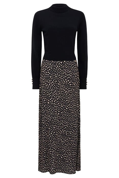 PENNY WOVEN MIX KNIT DRESS VERMONT SPOT 3