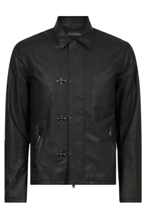 TOGGLE FRONT CLOSURE OUTERWEAR BLACK 1