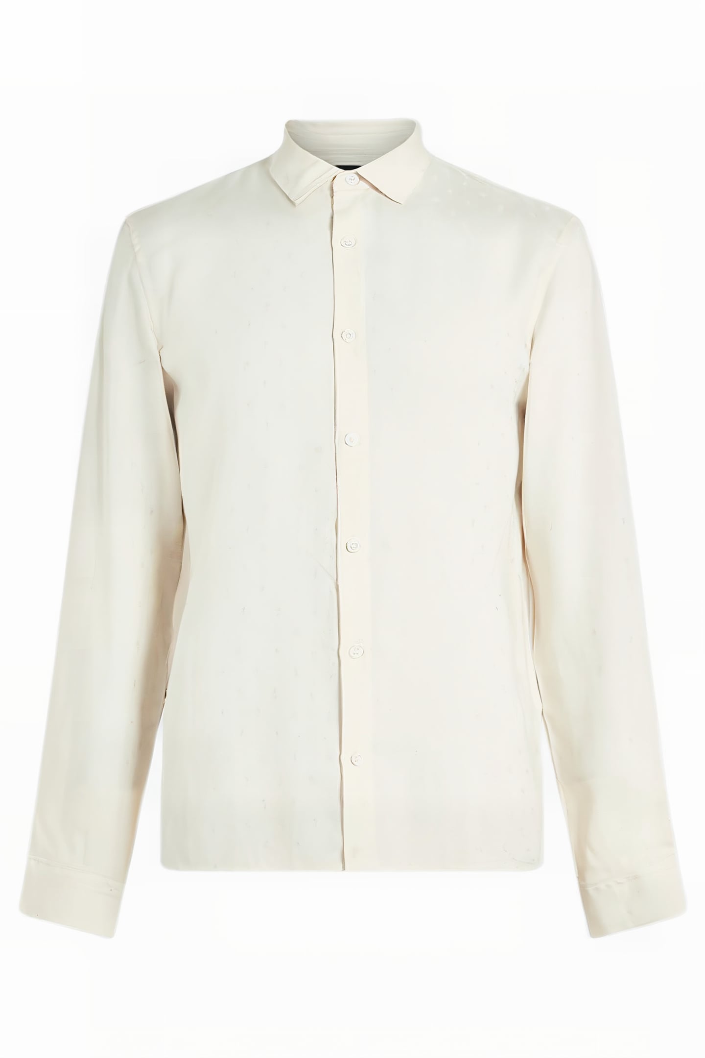 STRAIGHT BOTTOM HEM SHIRT WITH REGULAR C WHITE 1
