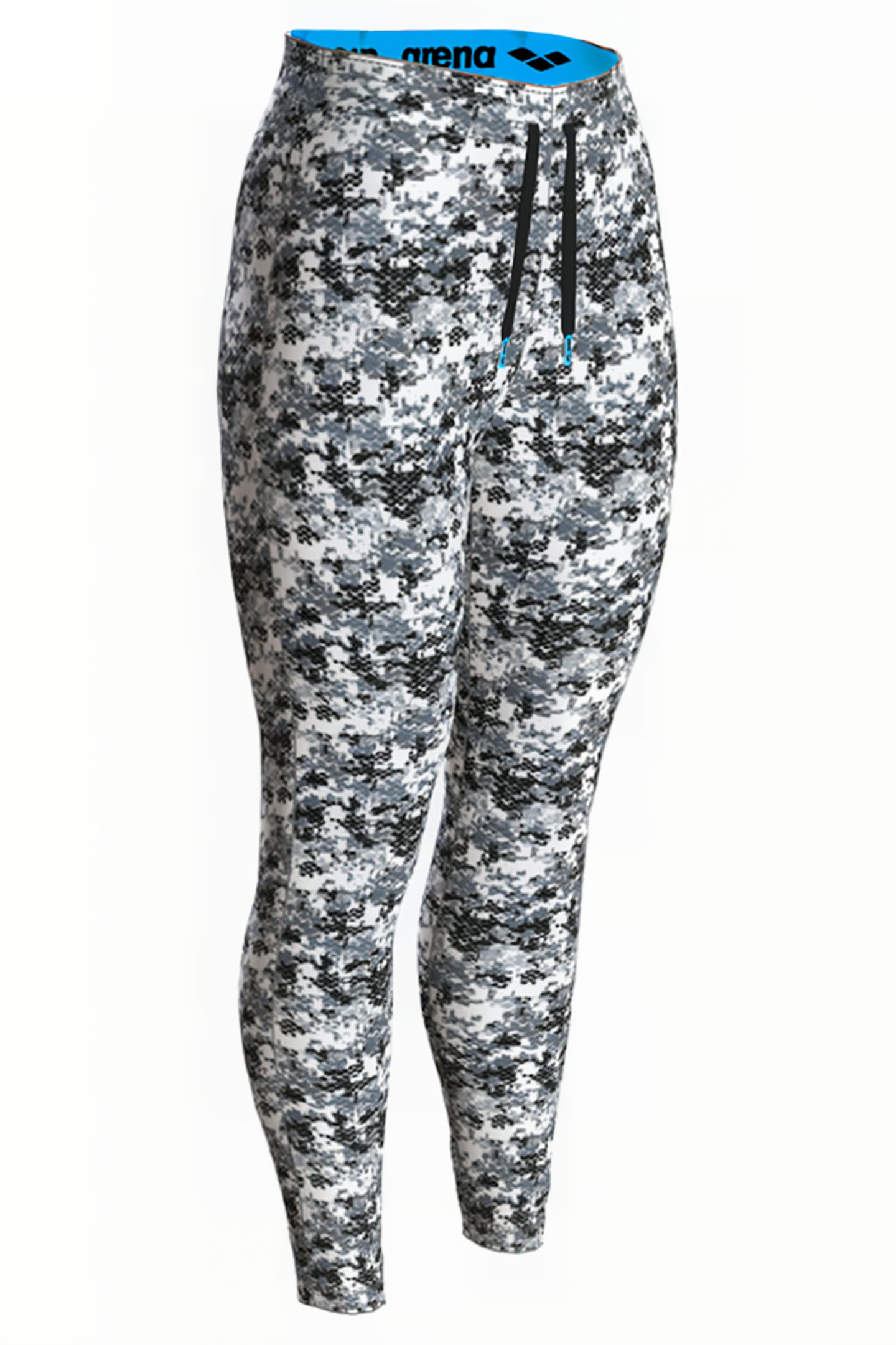 W GYM SPACER PANT CAMOU BLACK 3