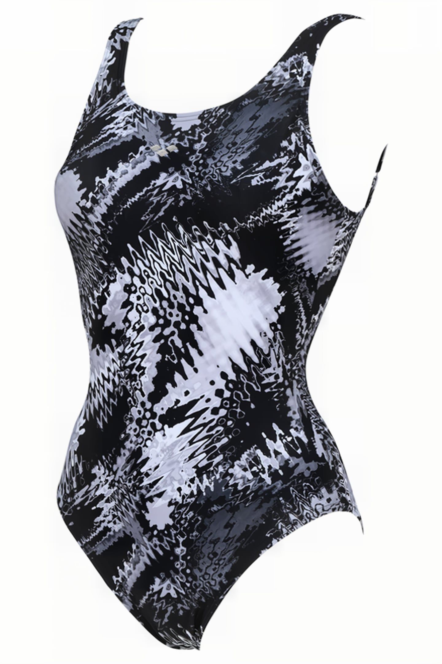 W ZORA U BACK ONE PIECE C-CUP BLACK MULTI 6