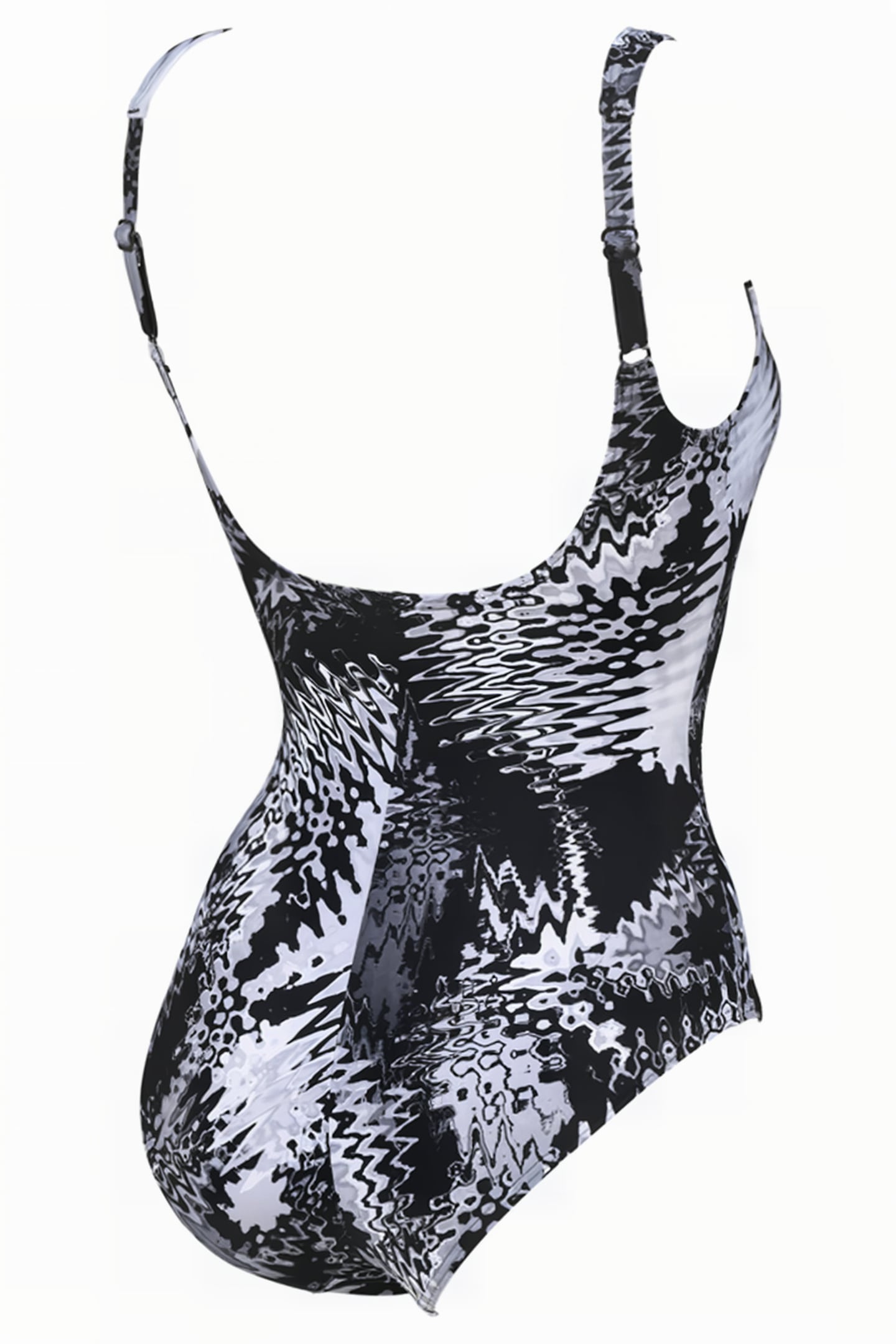 W ZORA U BACK ONE PIECE C-CUP BLACK MULTI 7